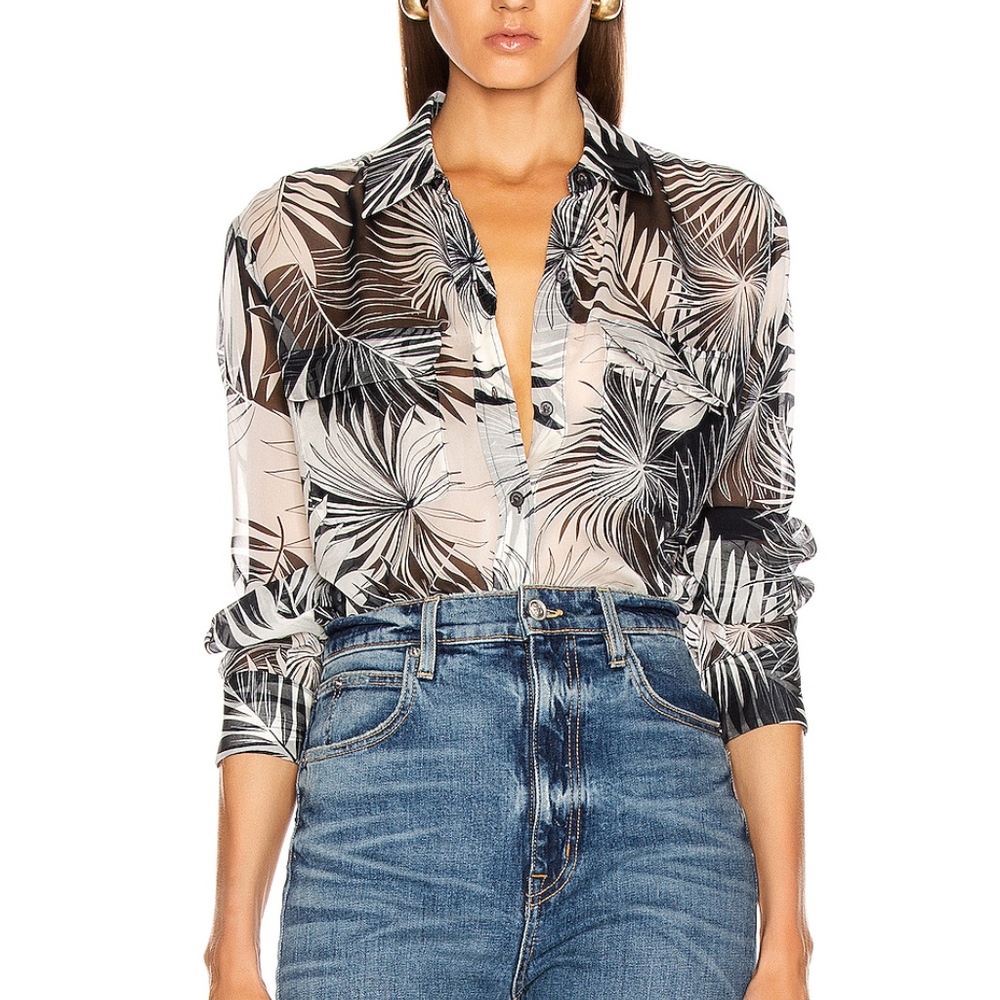 Equipment Signature Top in Floral